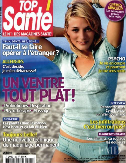  featured on the Top Santé France cover from March 2009