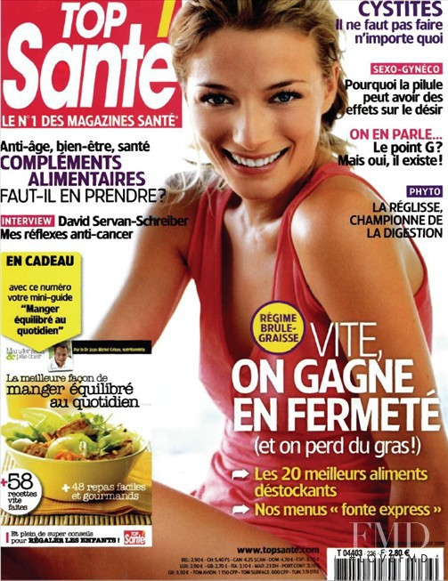  featured on the Top Santé France cover from April 2010
