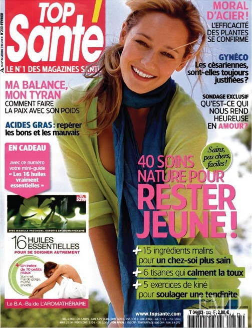  featured on the Top Santé France cover from January 2010