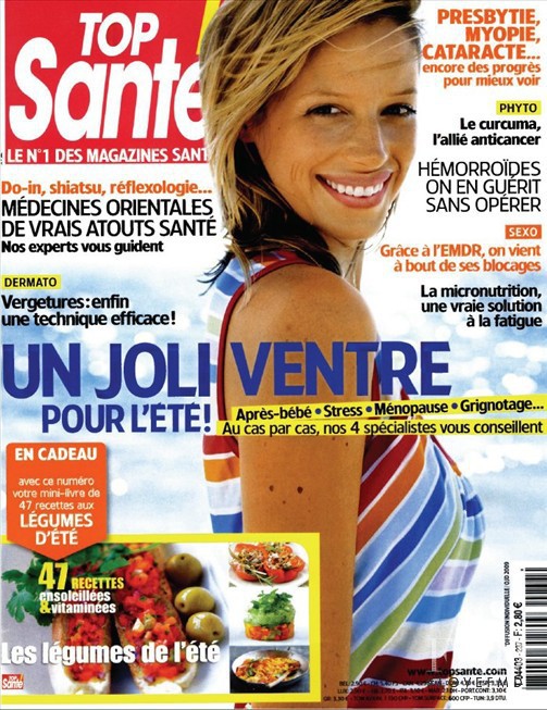  featured on the Top Santé France cover from May 2010