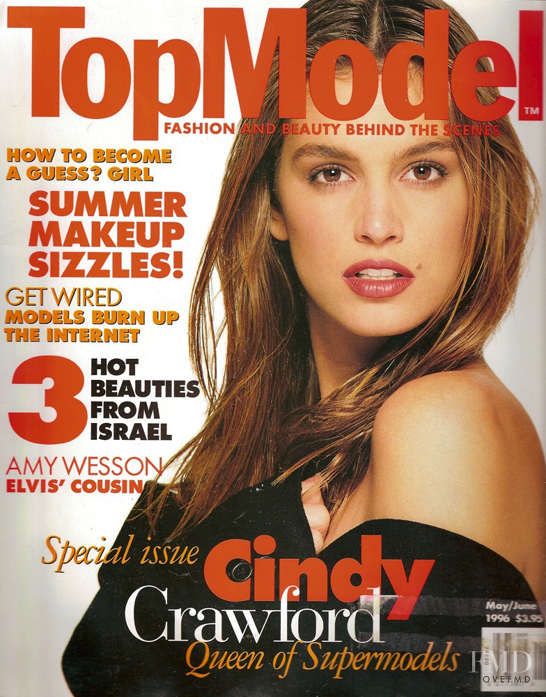 Cindy Crawford featured on the Top Model cover from June 1996