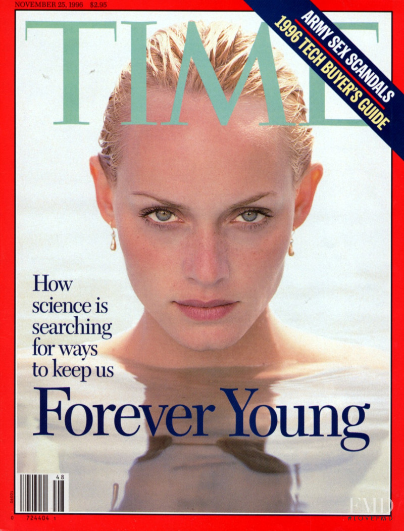 Amber Valletta featured on the TIME Style & Design cover from November 1996