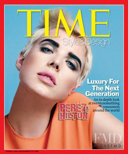 Agyness Deyn featured on the TIME Style & Design cover from March 2008