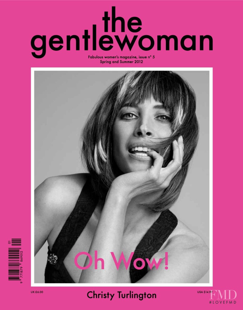 Christy Turlington featured on the the gentlewoman cover from March 2012