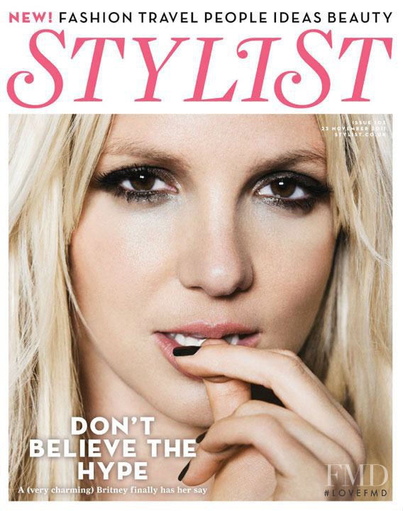 Britney Spears featured on the Stylist cover from November 2011