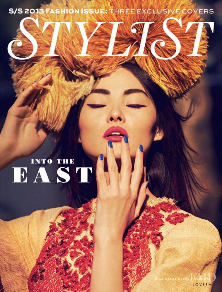 Miao Bin Si featured on the Stylist cover from March 2013