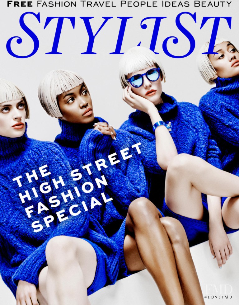 Genesis Vallejo, Antonia Wilson, Erika Pattison featured on the Stylist cover from October 2014