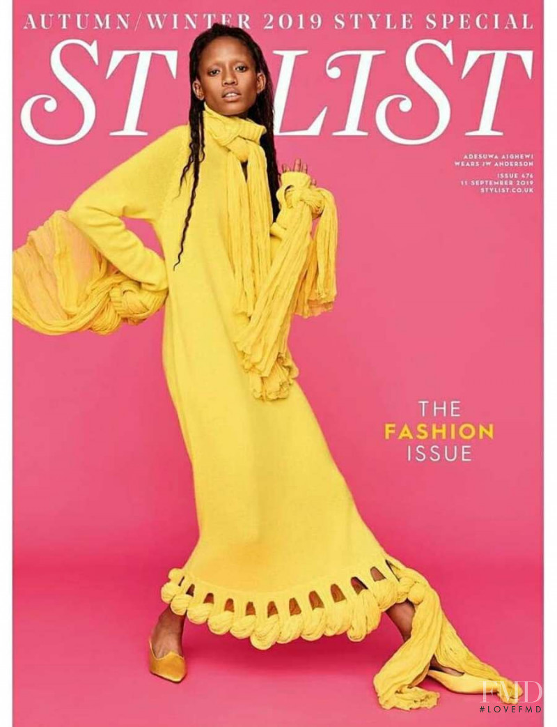 Adesuwa Aighewi featured on the Stylist cover from September 2019
