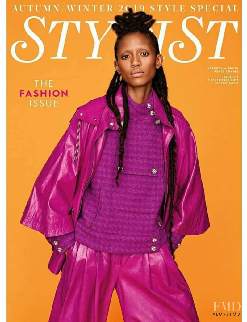 Adesuwa Aighewi featured on the Stylist cover from September 2019