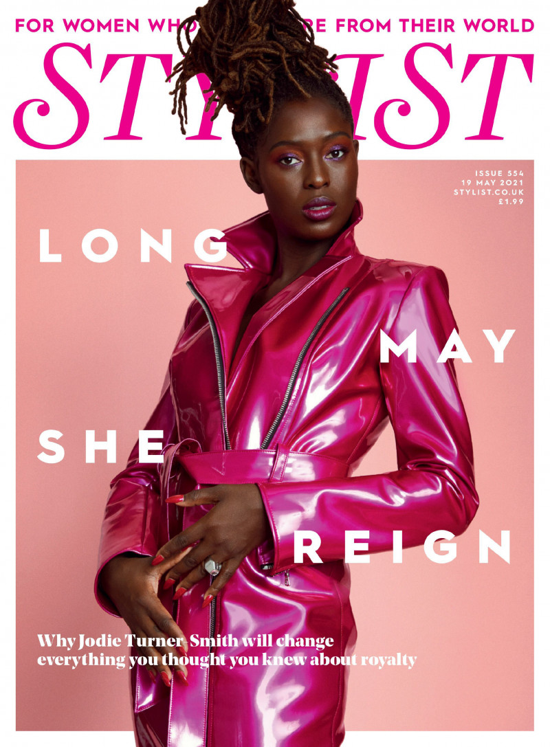 Jodie Turner-Smith featured on the Stylist cover from May 2021