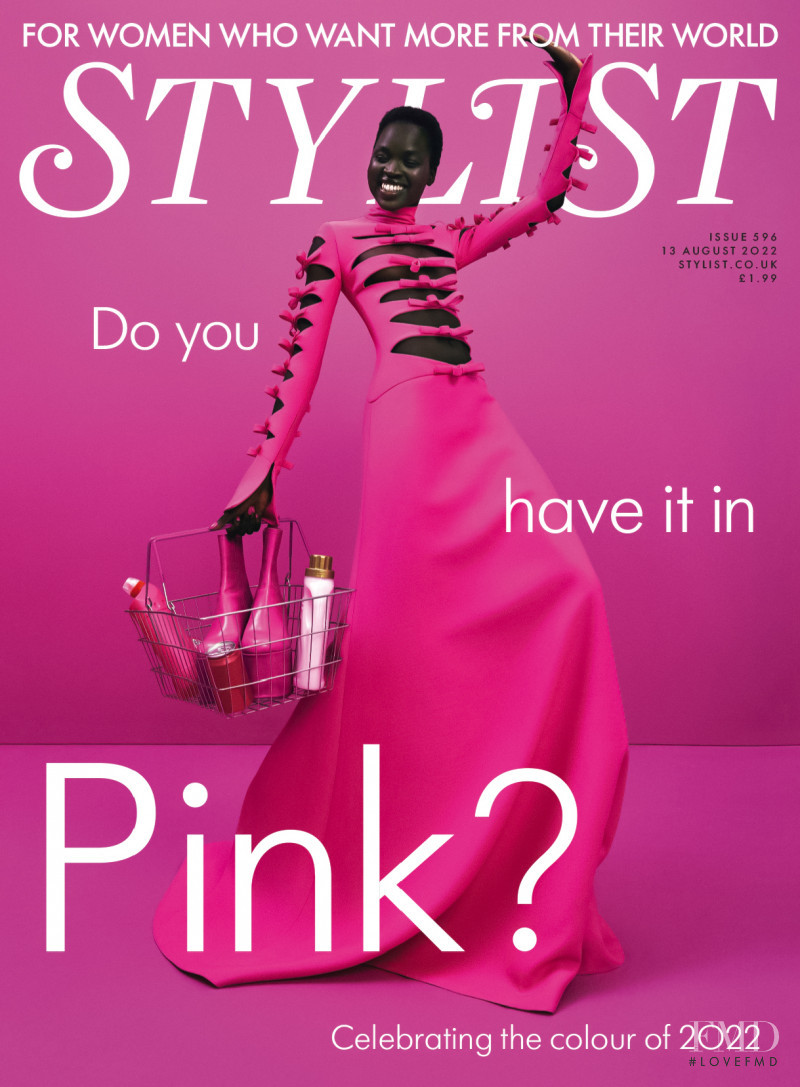 Nyawargak Gatluak featured on the Stylist cover from August 2022