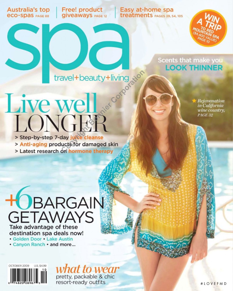  featured on the spa USA cover from October 2009