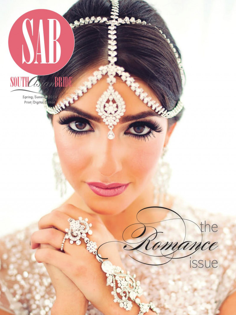  featured on the South Asian Bride  cover from March 2014