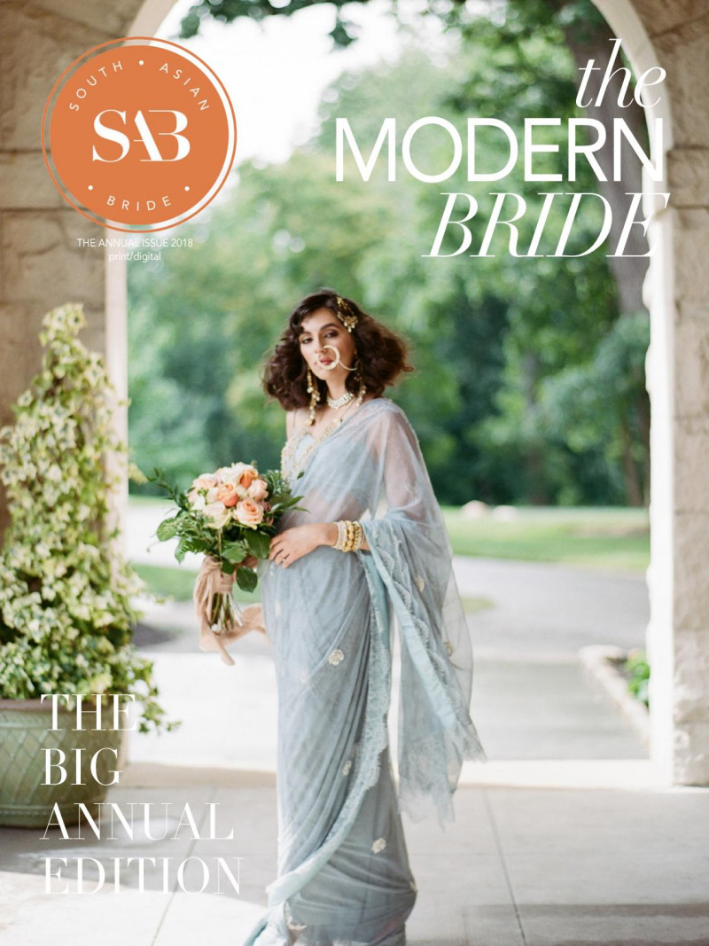  featured on the South Asian Bride  cover from January 2018