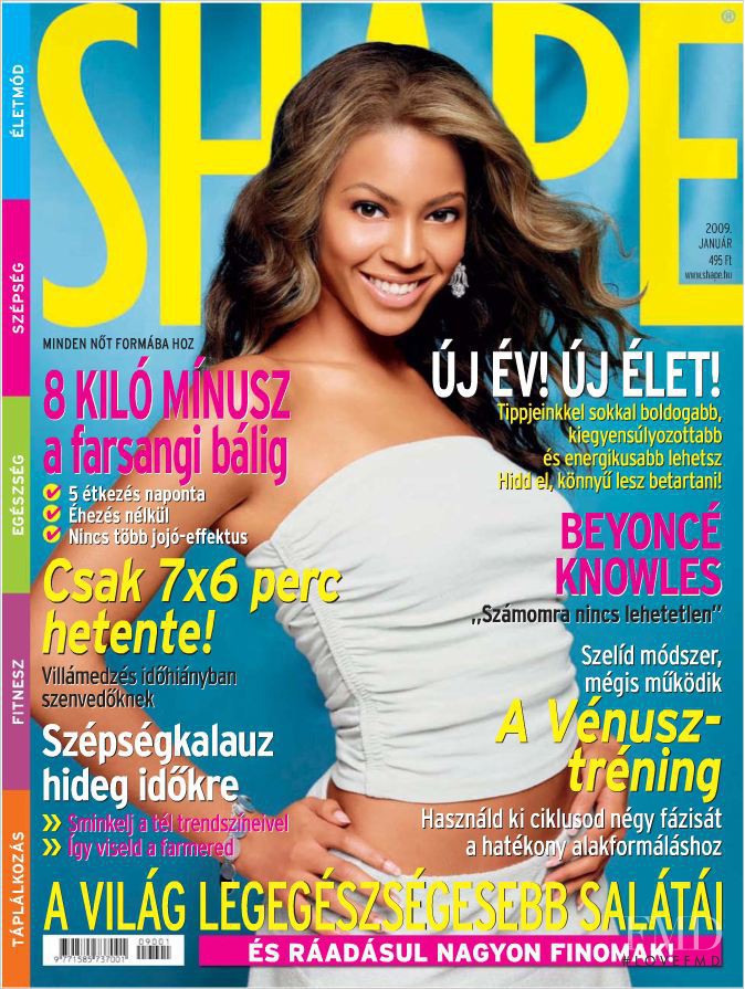  featured on the Shape Hungary cover from January 2009