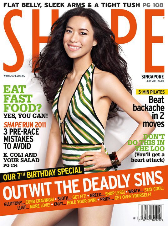  featured on the Shape Singapore cover from July 2011