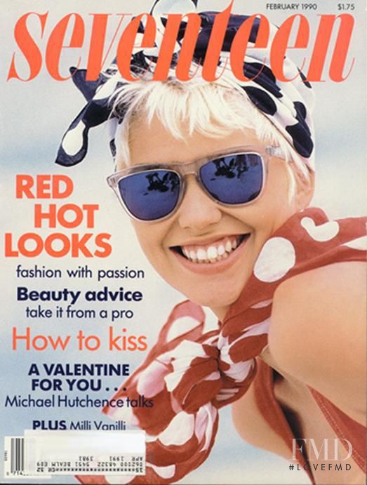 Debbie Gibson featured on the Seventeen USA cover from February 1990