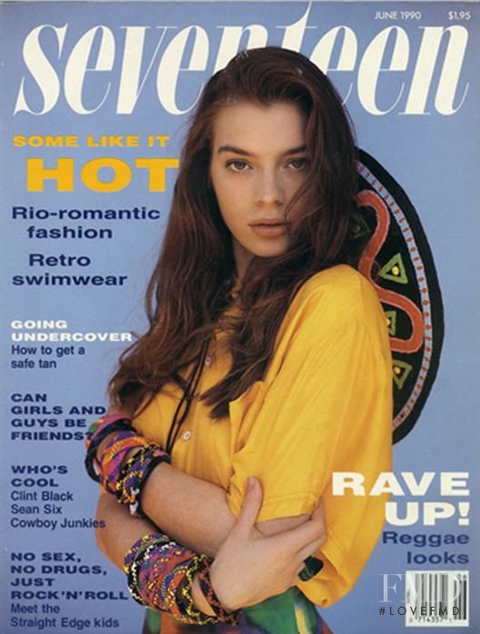  featured on the Seventeen USA cover from June 1990