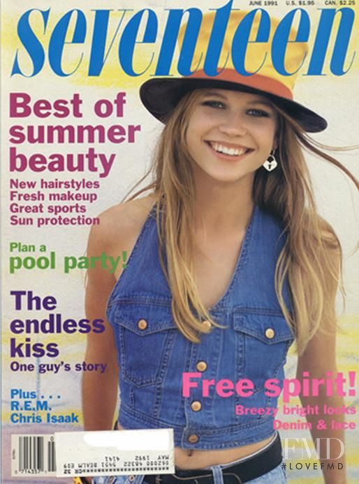  featured on the Seventeen USA cover from June 1991