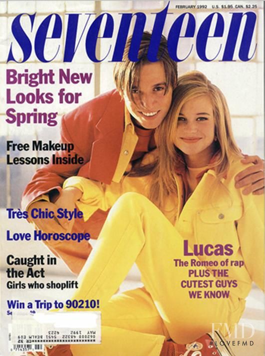  featured on the Seventeen USA cover from February 1992