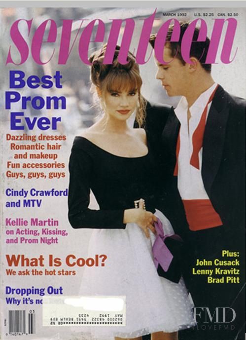 Jennifer Massey featured on the Seventeen USA cover from March 1992