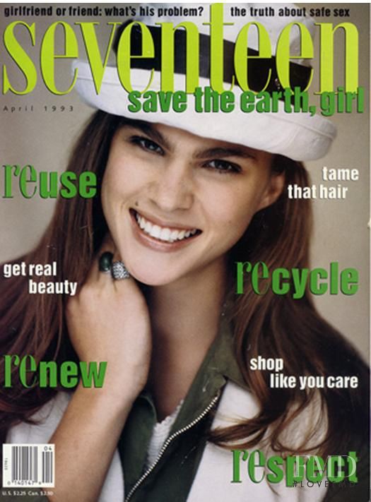  featured on the Seventeen USA cover from April 1993