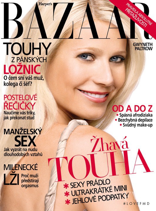 Gwyneth Paltrow featured on the Harper\'s Bazaar Czech cover from July 2010