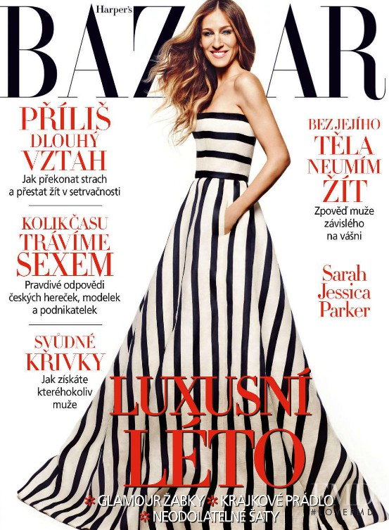  featured on the Harper\'s Bazaar Czech cover from August 2013