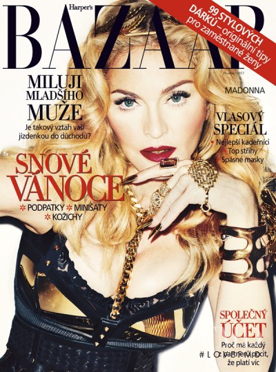  featured on the Harper\'s Bazaar Czech cover from December 2013