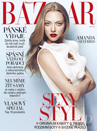  featured on the Harper\'s Bazaar Czech cover from October 2013