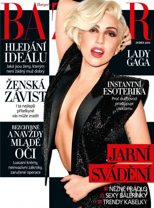  featured on the Harper\'s Bazaar Czech cover from April 2014