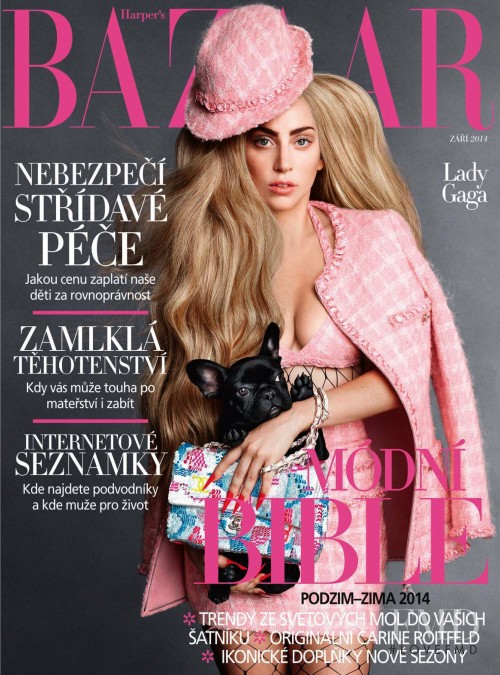  featured on the Harper\'s Bazaar Czech cover from September 2014