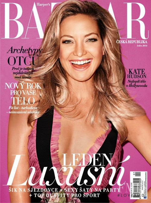  featured on the Harper\'s Bazaar Czech cover from January 2016