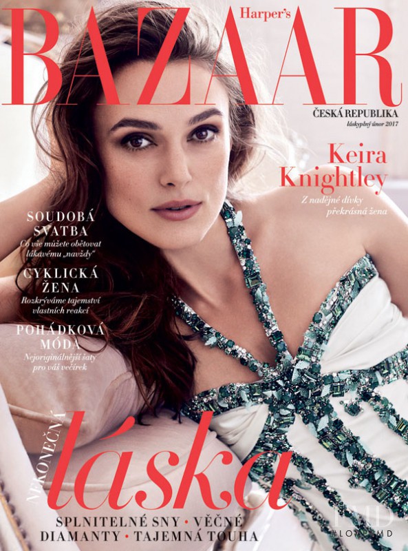  featured on the Harper\'s Bazaar Czech cover from February 2017