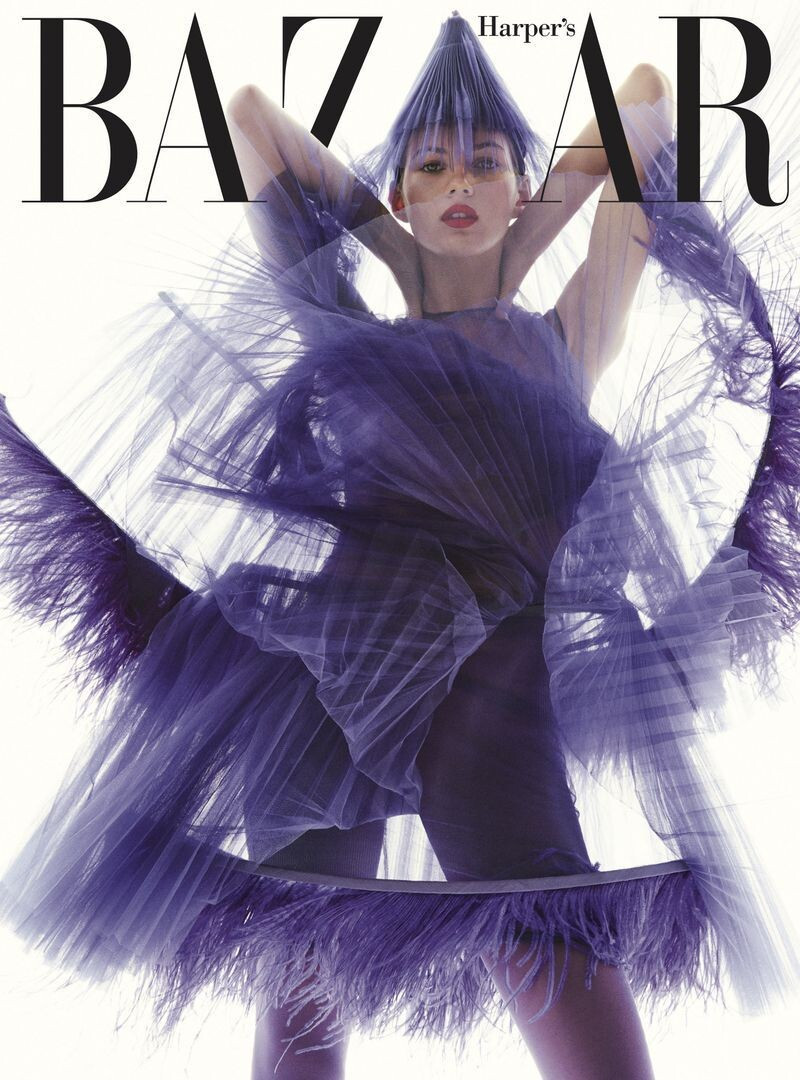 Valery Kaufman featured on the Harper\'s Bazaar Czech cover from September 2019