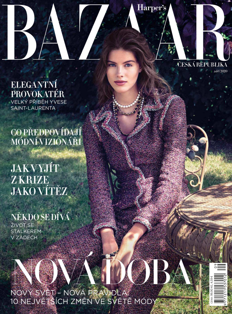  featured on the Harper\'s Bazaar Czech cover from September 2020