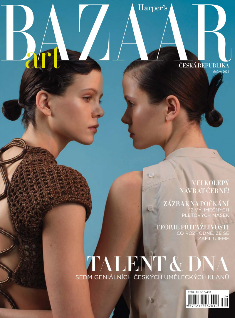  featured on the Harper\'s Bazaar Czech cover from April 2023