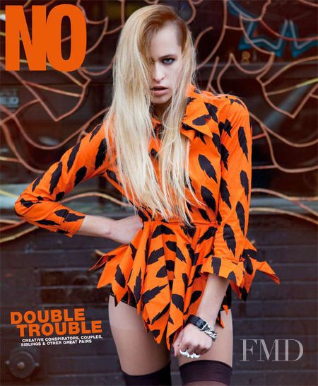 Alice Dellal featured on the NO. Magazine cover from December 2009