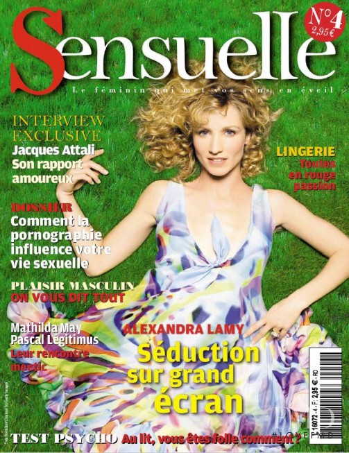 Alexandra Lamy featured on the Sensuelle cover from March 2008