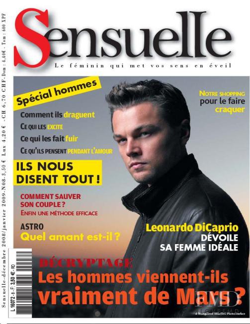 Leonardo DiCaprio featured on the Sensuelle cover from November 2008