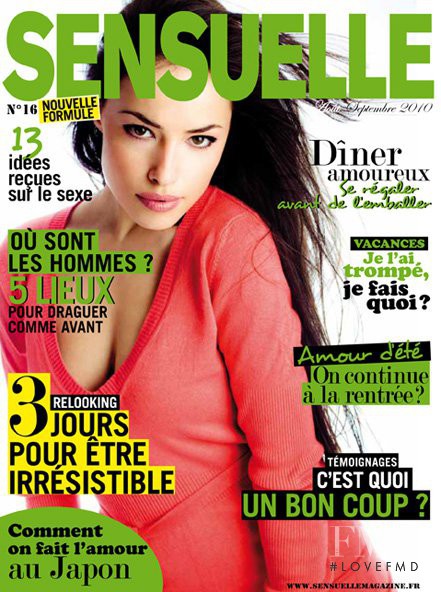  featured on the Sensuelle cover from August 2010