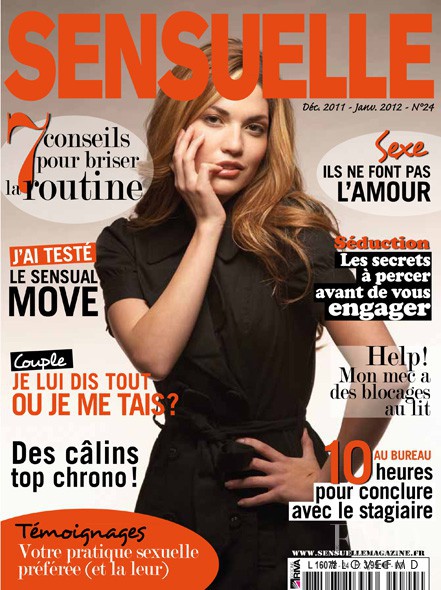  featured on the Sensuelle cover from December 2011