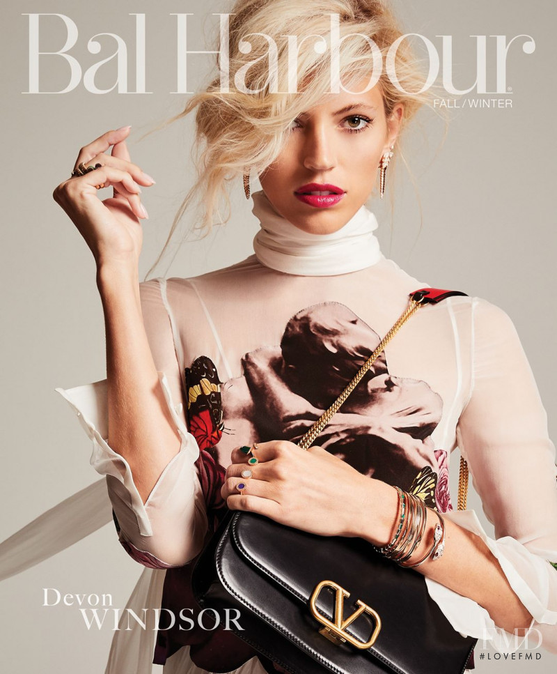 Devon Windsor featured on the Bal Harbour cover from October 2019