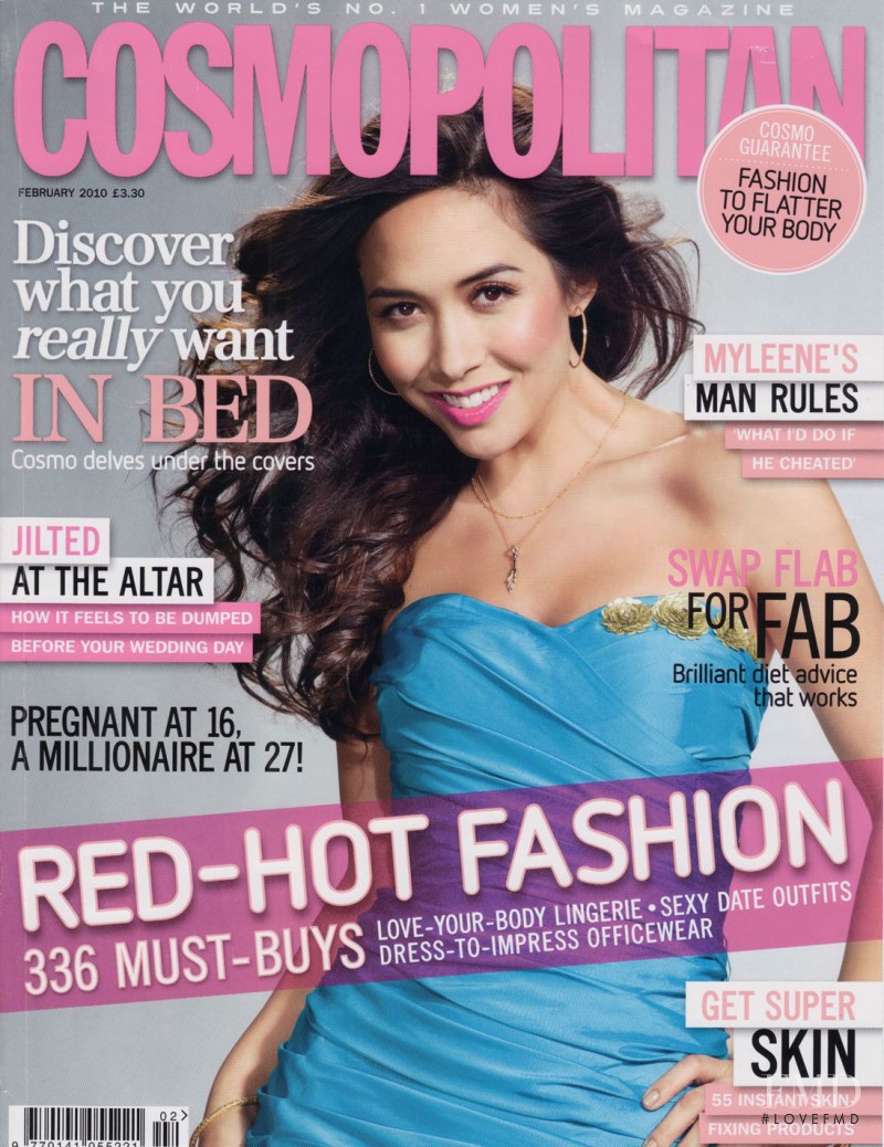 Myleene Klass featured on the Cosmopolitan UK cover from February 2010