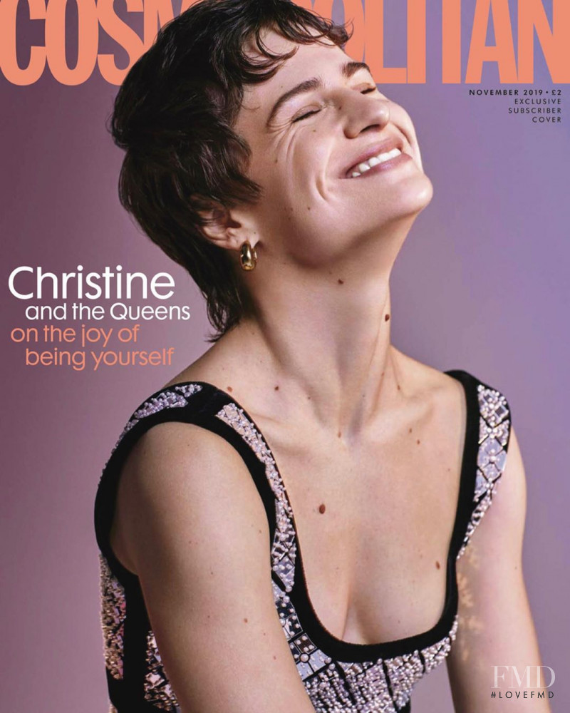 Christine and the Queens featured on the Cosmopolitan UK cover from November 2019