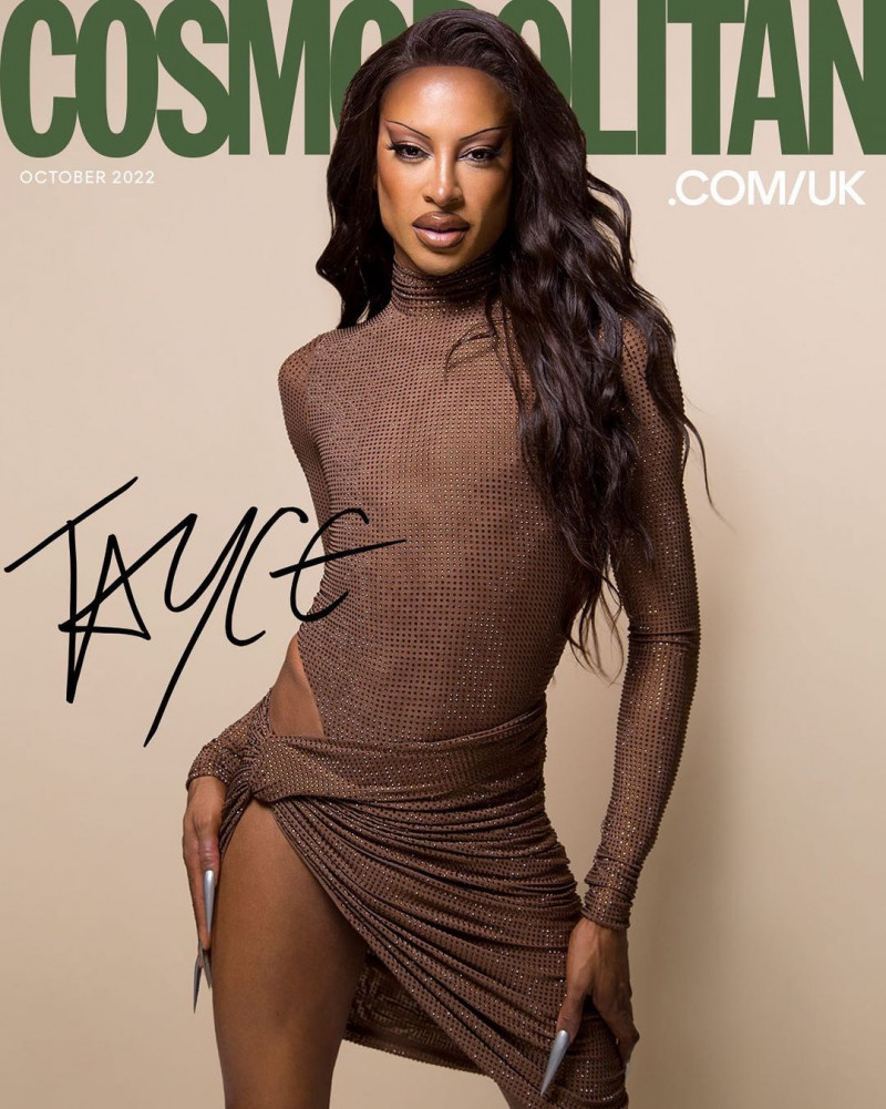 Tayce featured on the Cosmopolitan UK cover from October 2022