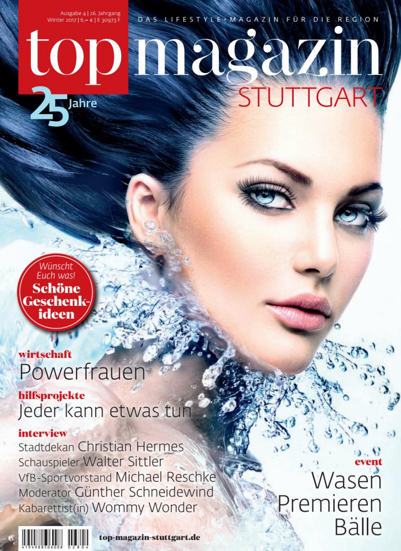  featured on the Top Magazin cover from December 2017