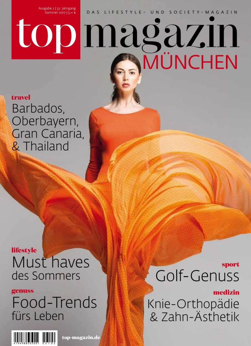 featured on the Top Magazin cover from June 2017