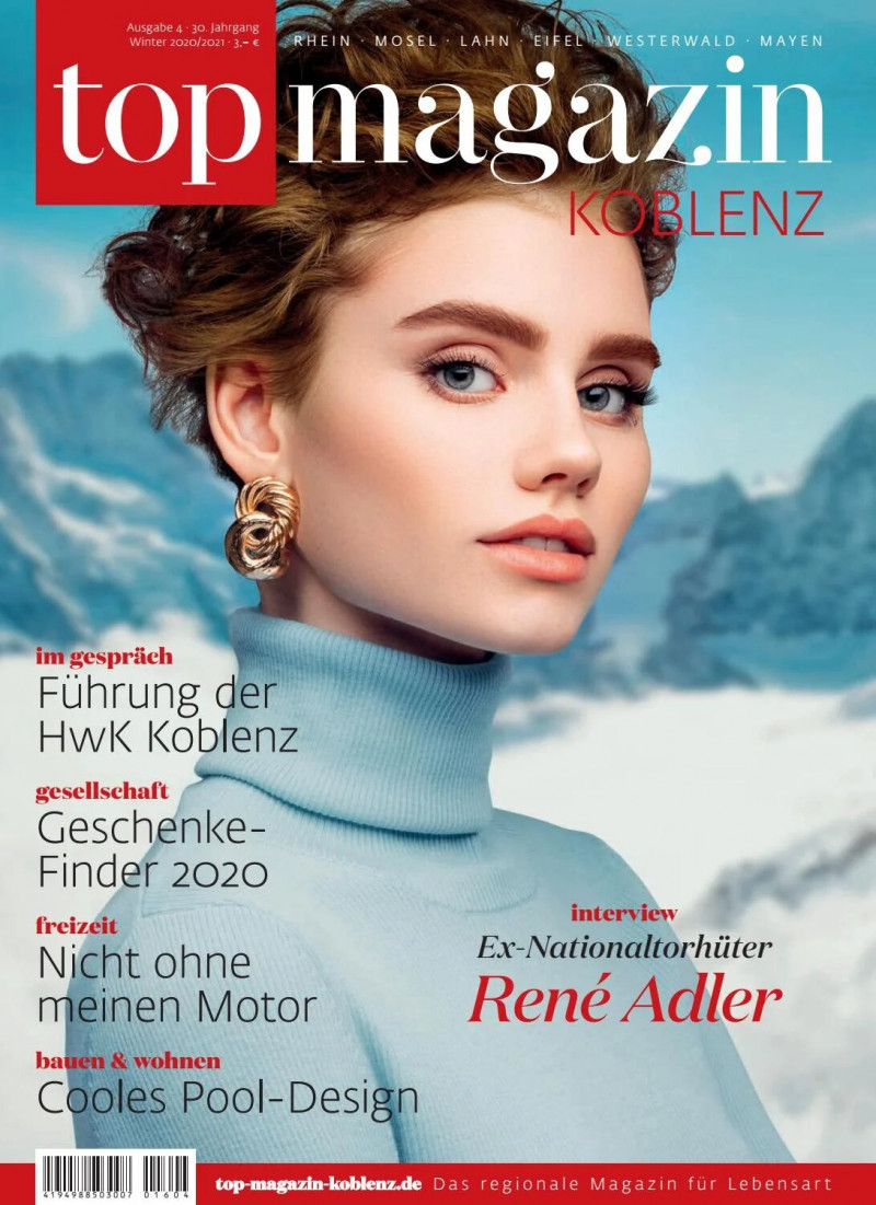  featured on the Top Magazin cover from December 2020