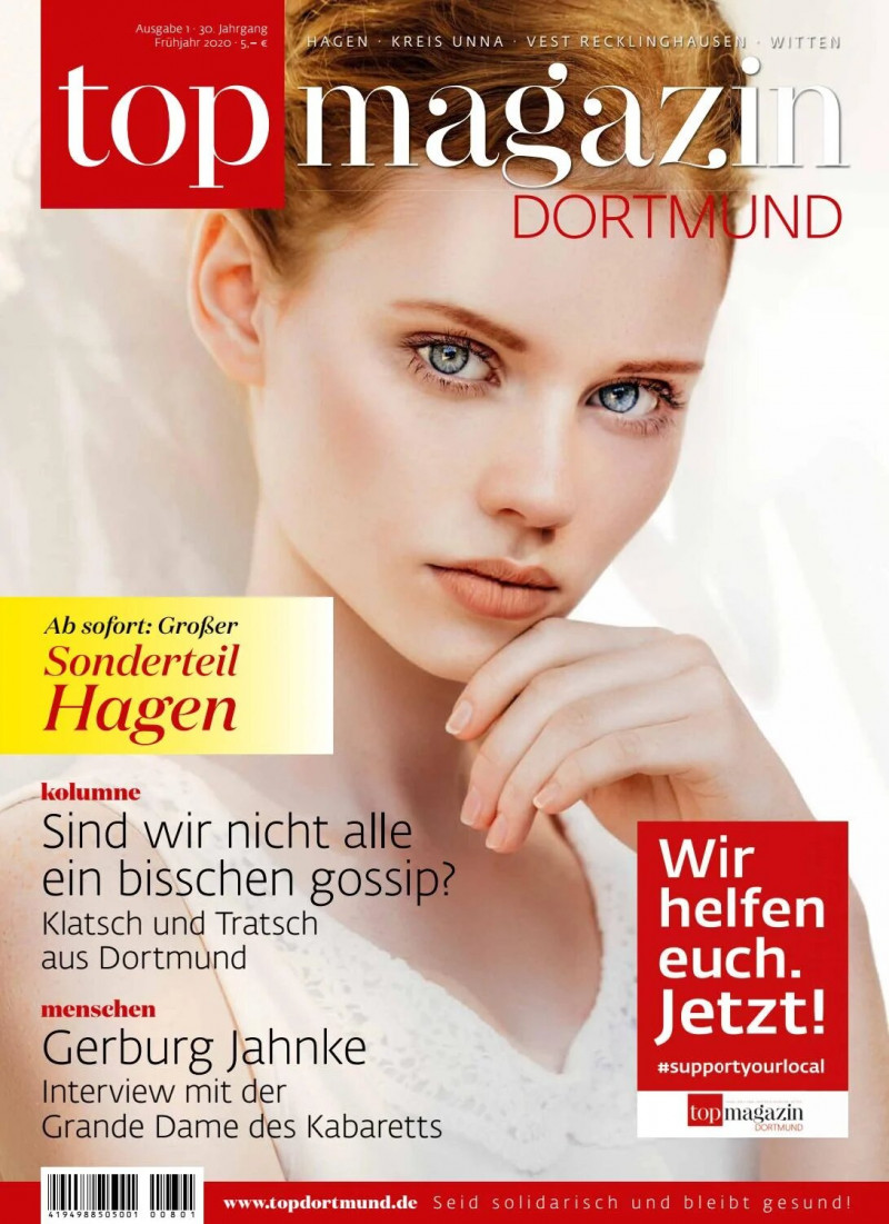  featured on the Top Magazin cover from March 2020